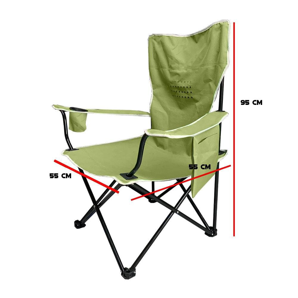 เก้าอี้สนาม EQUINOX MOON CHAIR GRANDE XL สีเขียว