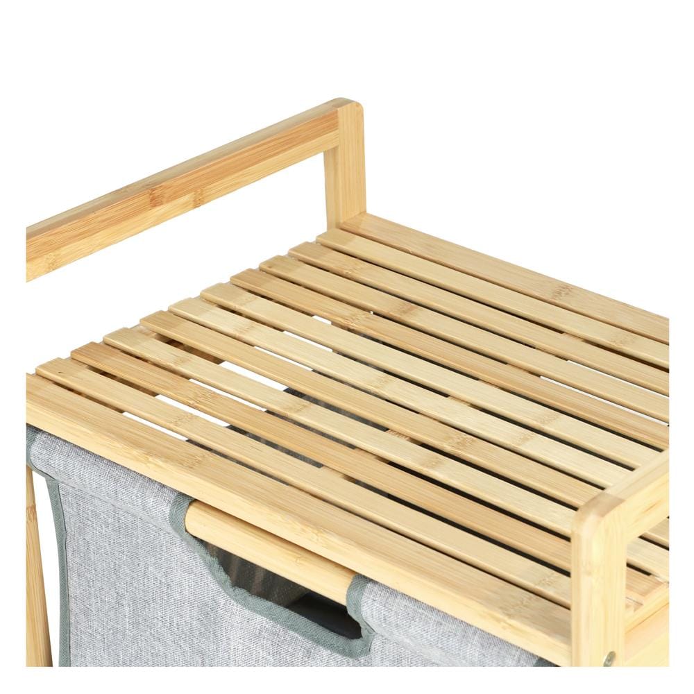 ชั้นลิ้นชักผ้า 3 ชั้น STACKO GINA 45x32x96 ซม. สีเทา