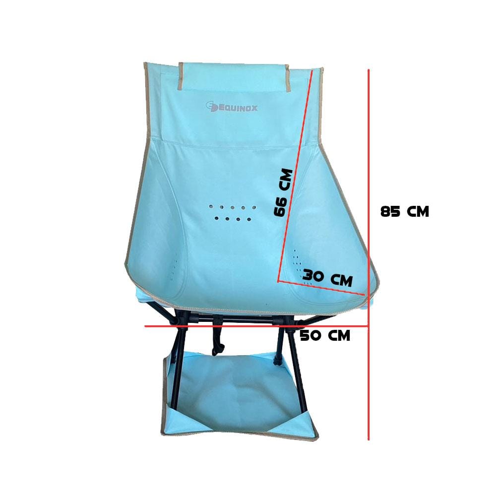 เก้าอี้สนาม EQUINOX MOON CHAIR XL สีฟ้า