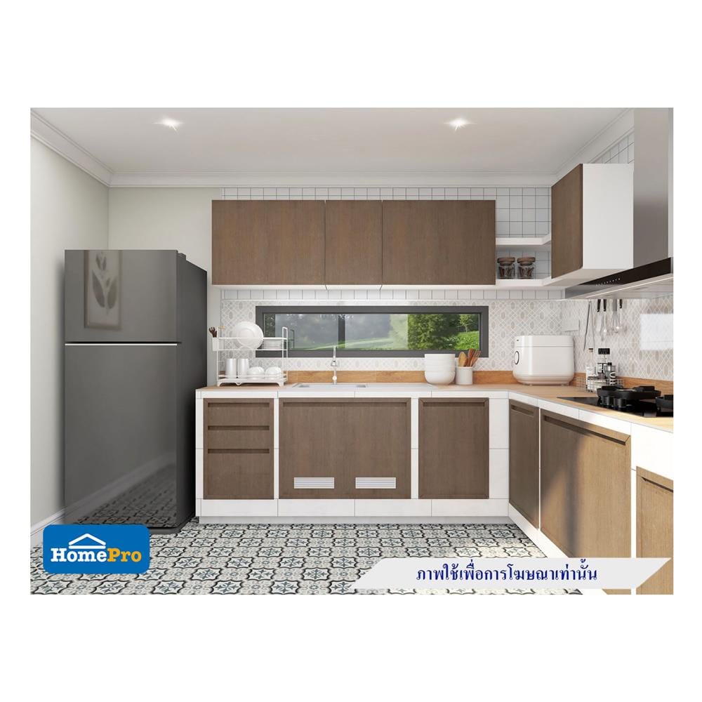 บานซิงค์เดี่ยวเปิดขวา STARMARK MATTE 40x60 ซม. สี RICH WALNUT