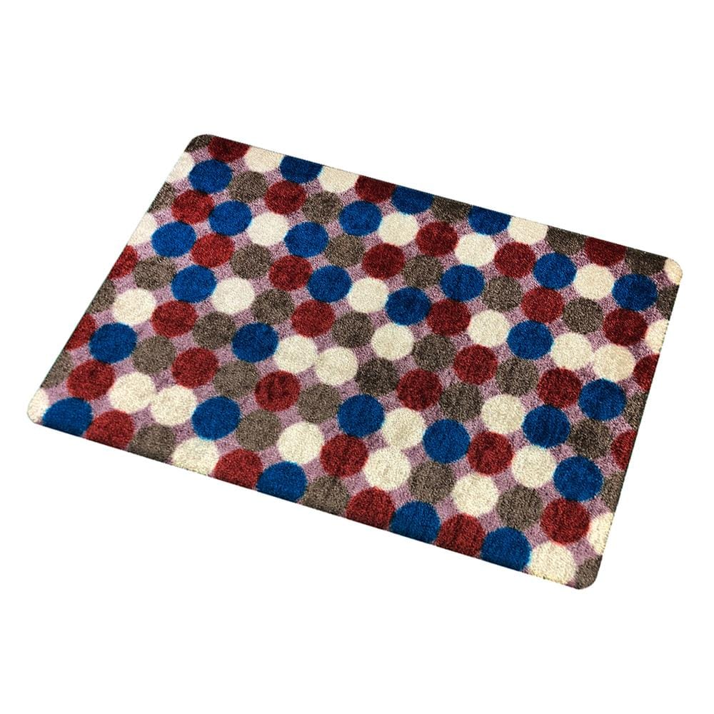พรมเช็ดเท้าดักฝุ่น PRAW DE POLKA DOT RETRO 50X75 ซม. หลากสี