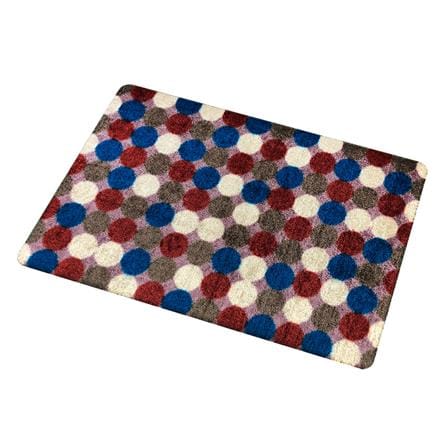 พรมเช็ดเท้าดักฝุ่น PRAW DE POLKA DOT RETRO 50X75 ซม. หลากสี_4