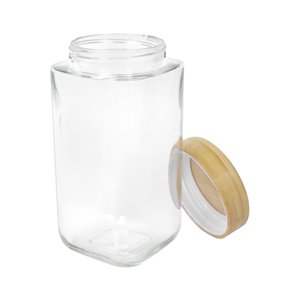 ขวดโหลแก้วฝาเกลียว KECH BASE 1.1 ลิตร สีใส