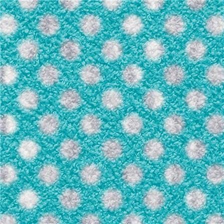 พรมเช็ดเท้าดักฝุ่น PRAW DE POLKA DOT MINT GREEN 50X75 ซม. สีเขียว_3