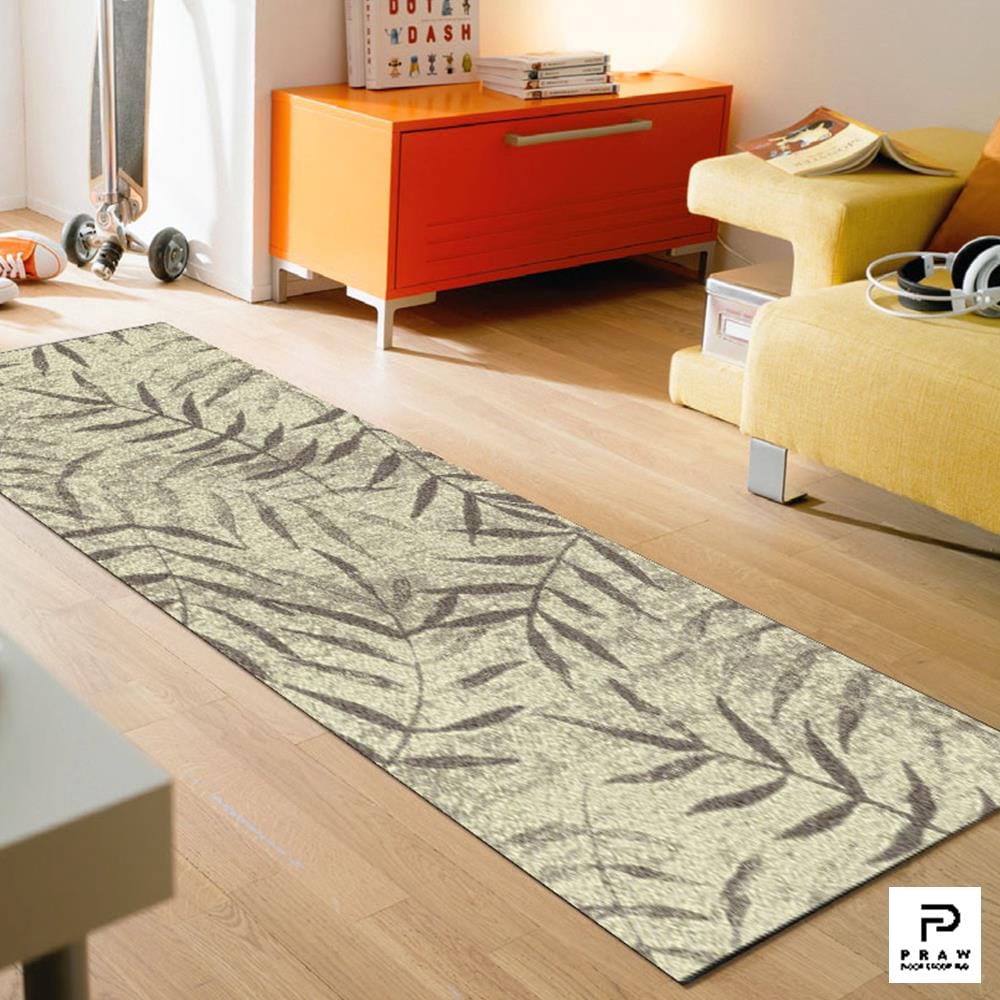 พรมเช็ดเท้าดักฝุ่น PRAW DE WARM 70X190 ซม. สีเบจ