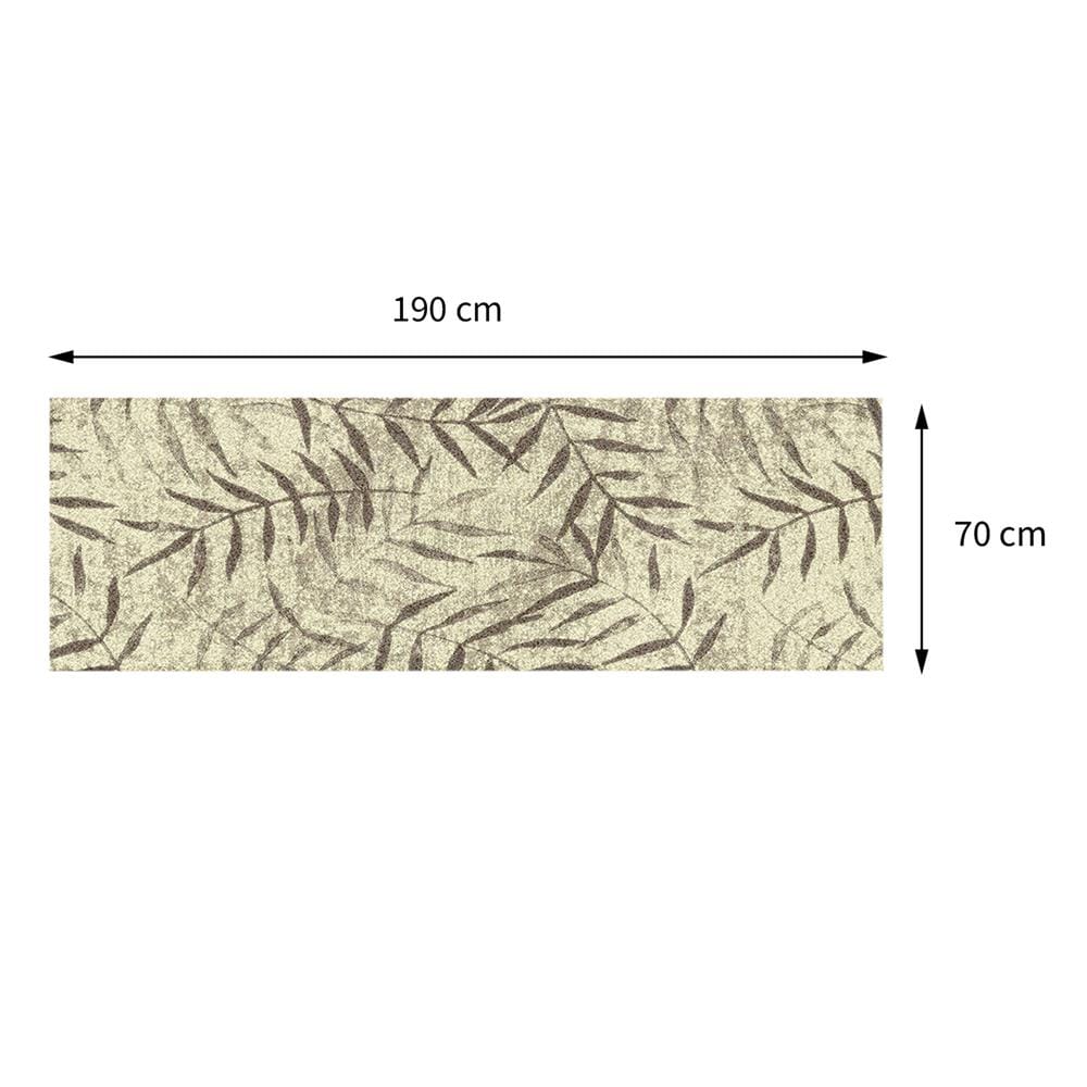 พรมเช็ดเท้าดักฝุ่น PRAW DE WARM 70X190 ซม. สีเบจ