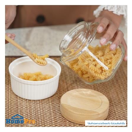 ขวดโหลแก้วฝาเกลียว KECH BASE 0.5 ลิตร สีใส_4