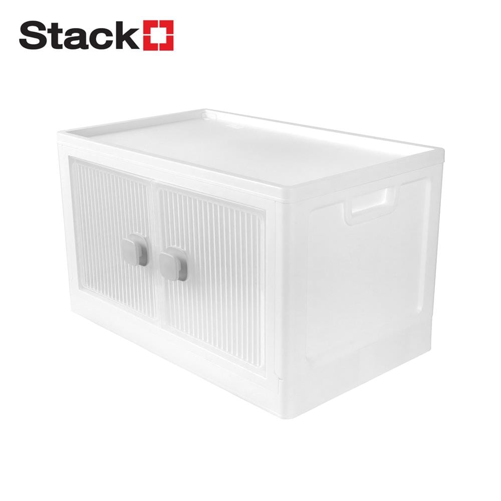 กล่องเก็บของบานเปิด STACKO VIVE 58.7x35.5x36 ซม. สีขาว_1