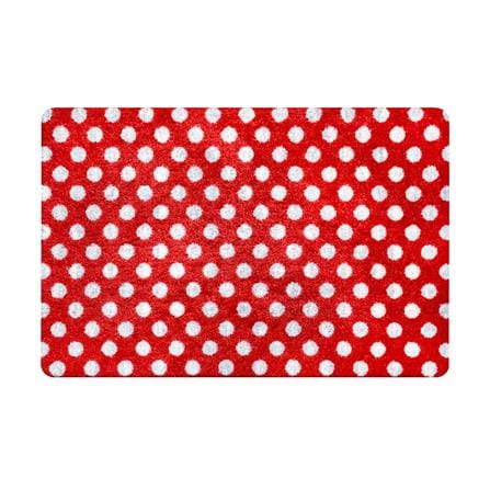 พรมเช็ดเท้าดักฝุ่น PRAW DE 50X75 ซม. สีแดง