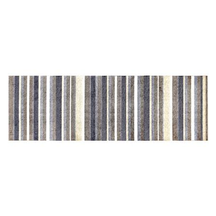 พรมเช็ดเท้าดักฝุ่น PRAW DE STRIPE 70X190 ซม. สีเทา/เบจ