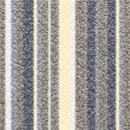 พรมเช็ดเท้าดักฝุ่น PRAW DE STRIPE 70X190 ซม. สีเทา/เบจ_3