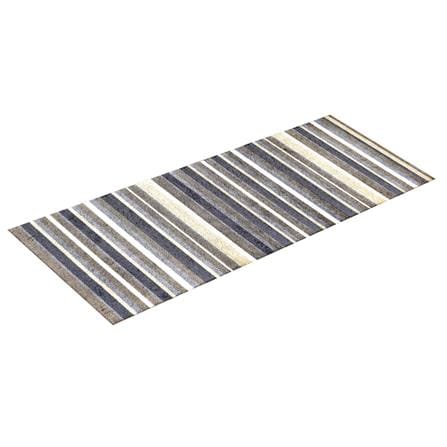 พรมเช็ดเท้าดักฝุ่น PRAW DE STRIPE 70X190 ซม. สีเทา/เบจ_4