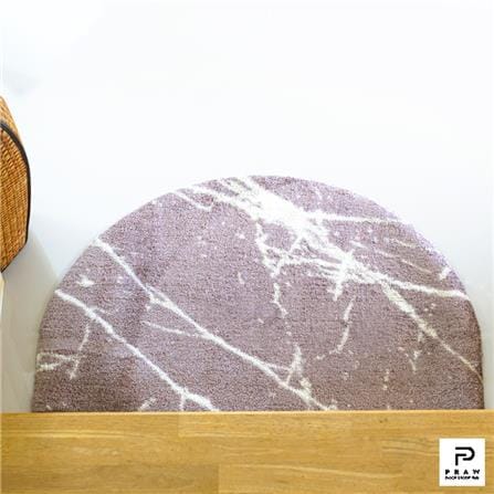 พรมเช็ดเท้าดักฝุ่น PRAW DE MARBLE PINK 55X85 ซม. สีชมพู_7