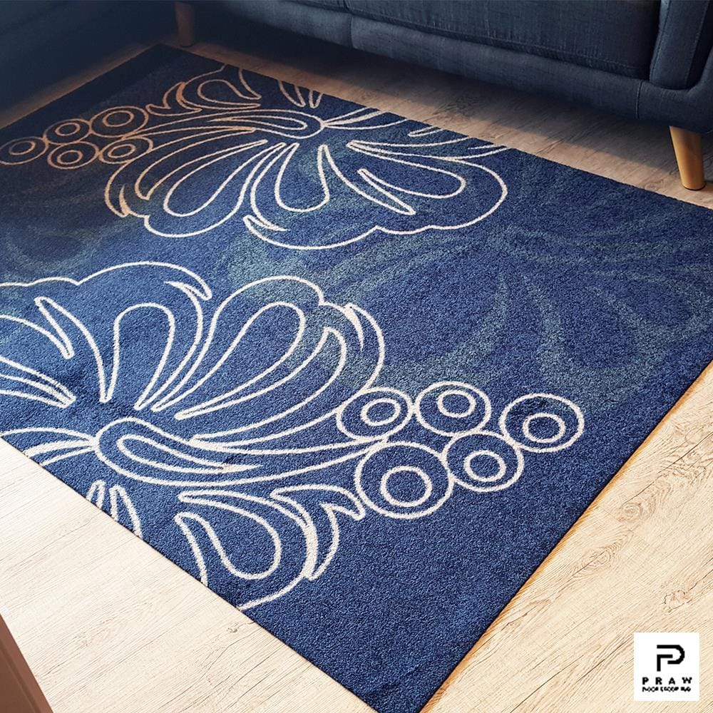 พรม PRAW DE 120X180 ซม. สีน้ำเงิน