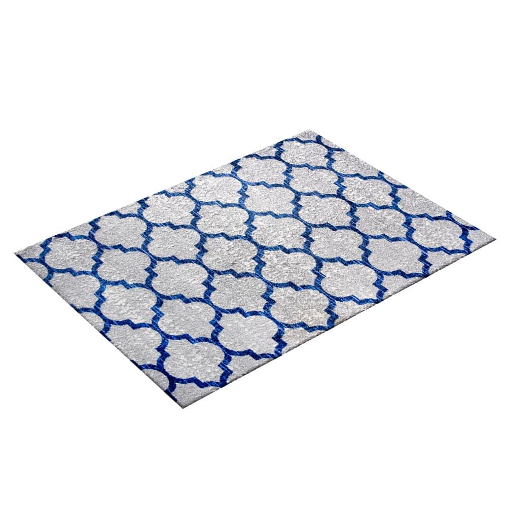 พรม PRAW DE PARISIAN 110X175 ซม. สีเทา/น้ำเงิน