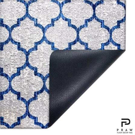 พรม PRAW DE PARISIAN 110X175 ซม. สีเทา/น้ำเงิน_2