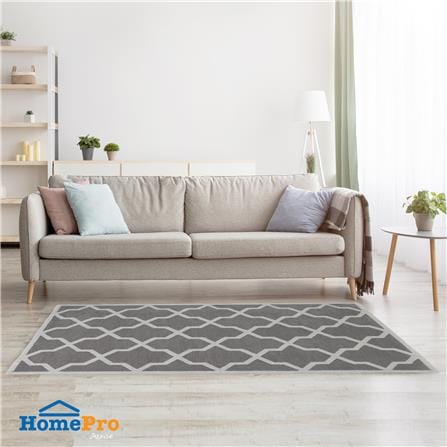 พรม HOME LIVING STYLE LUCIA 120X180 ซม. สีเทา_6