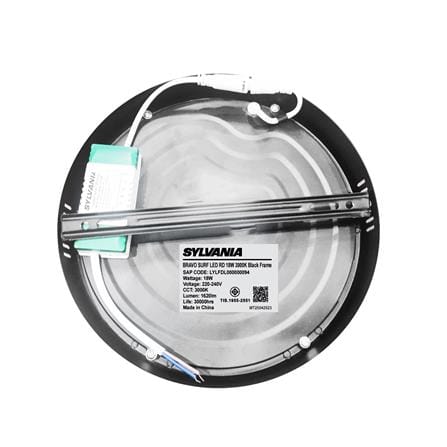 ดาวน์ไลท์ LED SYLVANIA BRAVO SURF 8 นิ้ว 18 วัตต์ WARM WHITE สีดำ_2