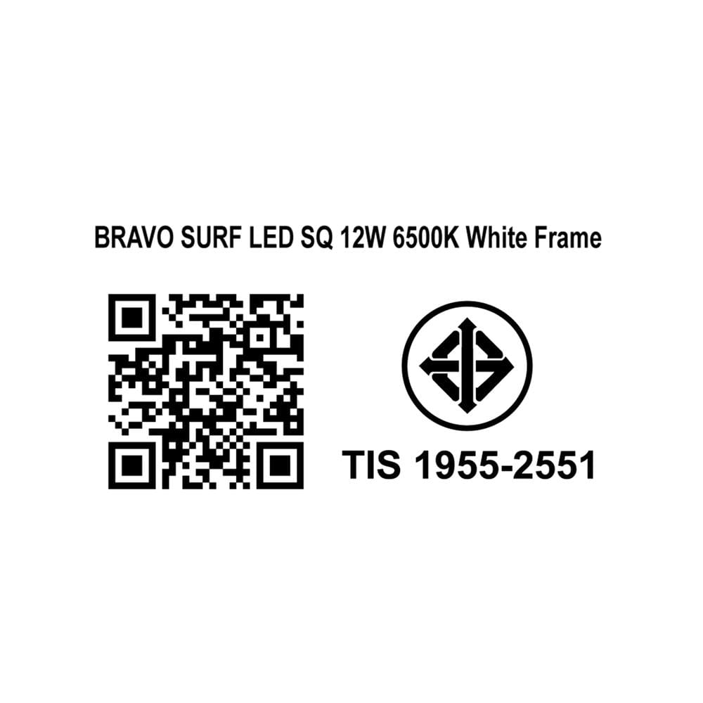 ดาวน์ไลท์ LED SYLVANIA BRAVO SURF 6 นิ้ว 12 วัตต์ DAYLIGHT สีขาว