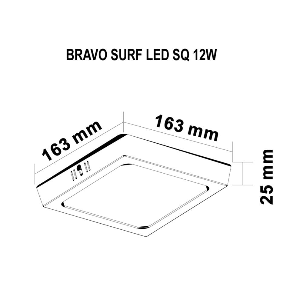 ดาวน์ไลท์ LED SYLVANIA BRAVO SURF 6 นิ้ว 12 วัตต์ DAYLIGHT สีขาว
