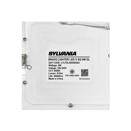 ดาวน์ไลท์ LED SYLVANIA BRAVO LIGHTER 4 นิ้ว 9 วัตต์ DAYLIGHT สีขาว_6