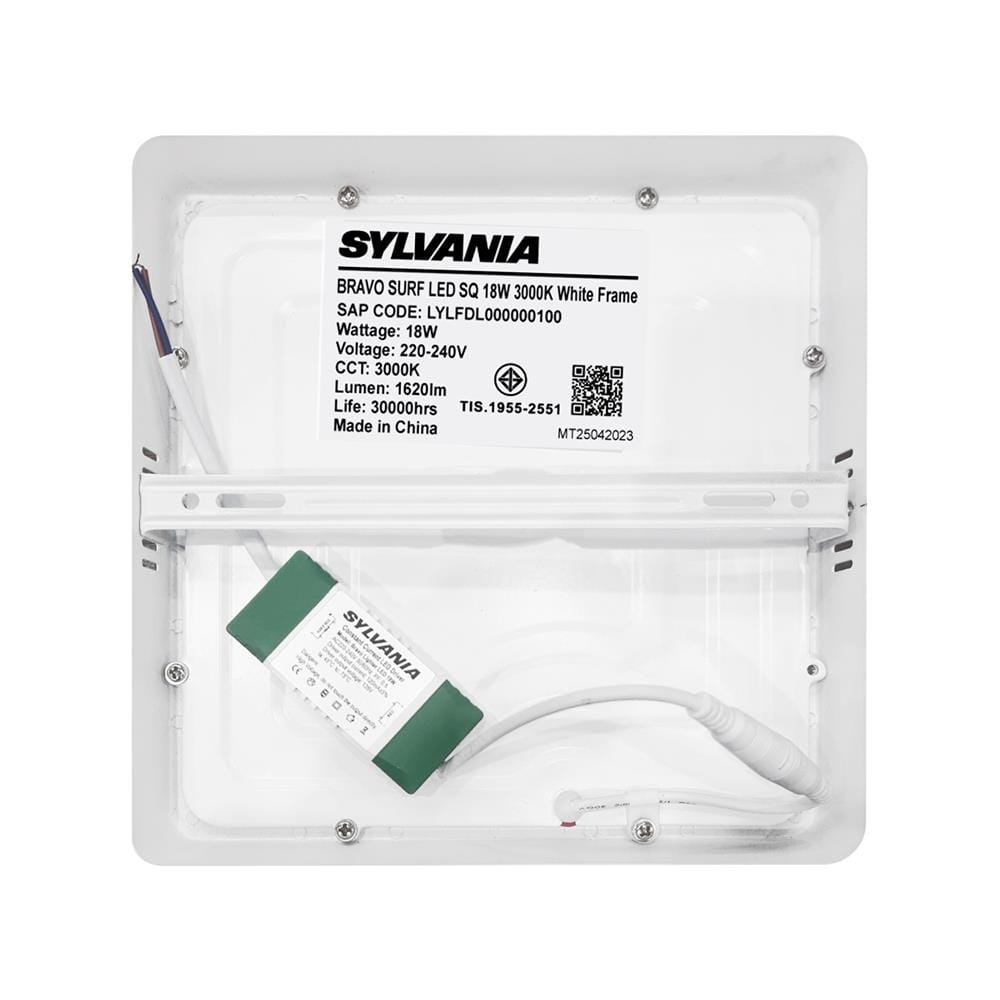 ดาวน์ไลท์ LED SYLVANIA BRAVO SURF 8 นิ้ว 18 วัตต์ WARM WHITE สีขาว