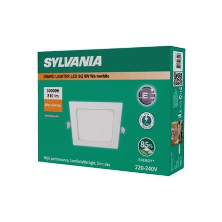 ดาวน์ไลท์ LED SYLVANIA BRAVO LIGHTER 4 นิ้ว 9 วัตต์ WARM WHITE สีขาว_4