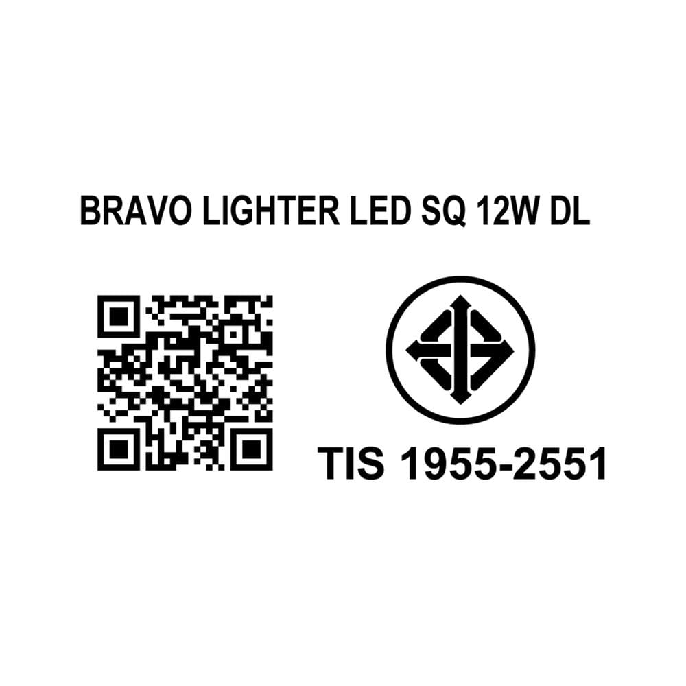 ดาวน์ไลท์ LED SYLVANIA BRAVO LIGHTER 6 นิ้ว 12 วัตต์ DAYLIGHT สีขาว