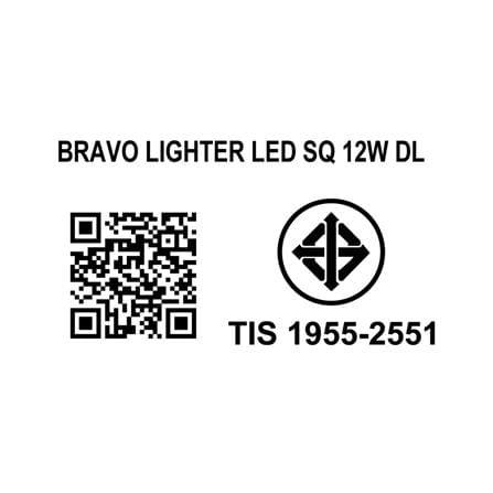 ดาวน์ไลท์ LED SYLVANIA BRAVO LIGHTER 6 นิ้ว 12 วัตต์ DAYLIGHT สีขาว_7