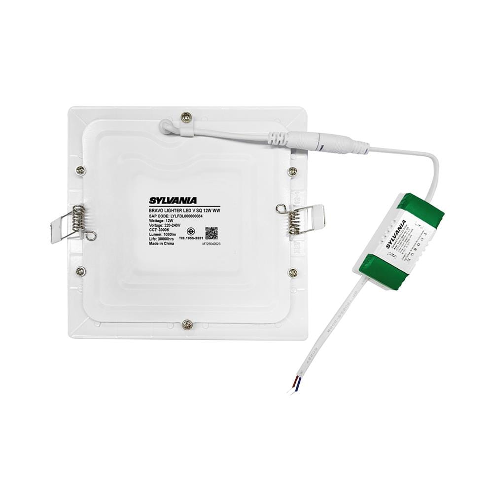 ดาวน์ไลท์ LED SYLVANIA BRAVO LIGHTER 6 นิ้ว 12 วัตต์ WARM WHITE สีขาว