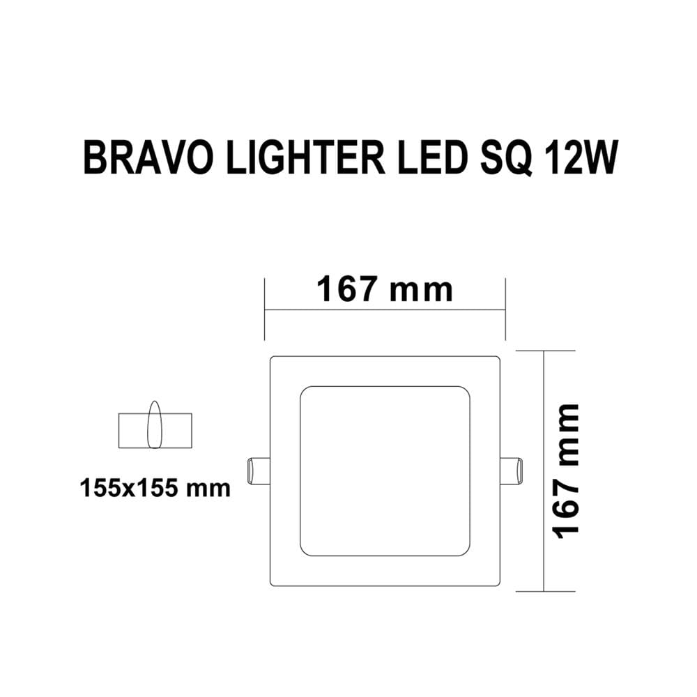 ดาวน์ไลท์ LED SYLVANIA BRAVO LIGHTER 6 นิ้ว 12 วัตต์ WARM WHITE สีขาว