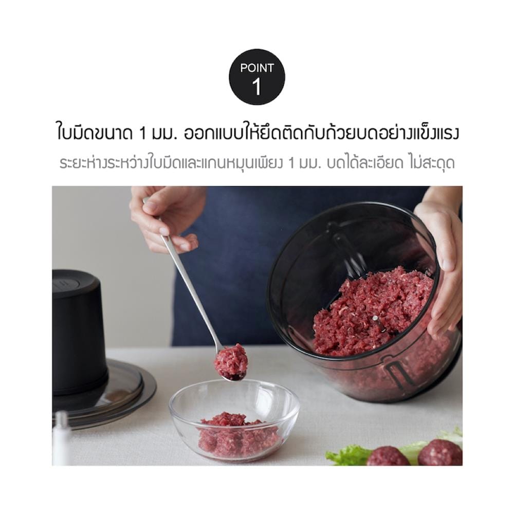 เครื่องบดสับอาหาร LOCKNLOCK EJM196BLK 2.2 ลิตร