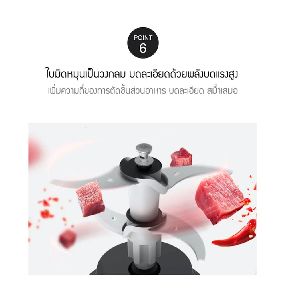 เครื่องบดสับอาหาร LOCKNLOCK EJM196BLK 2.2 ลิตร