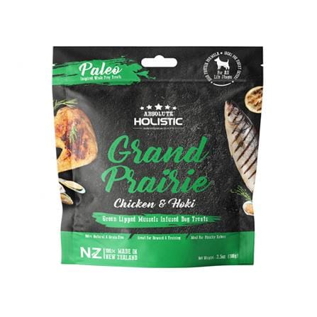 ขนมสุนัข ABSOLUTE HOLISTIC AIR DRIED CHICKEN AND HOKI 100 ก._0