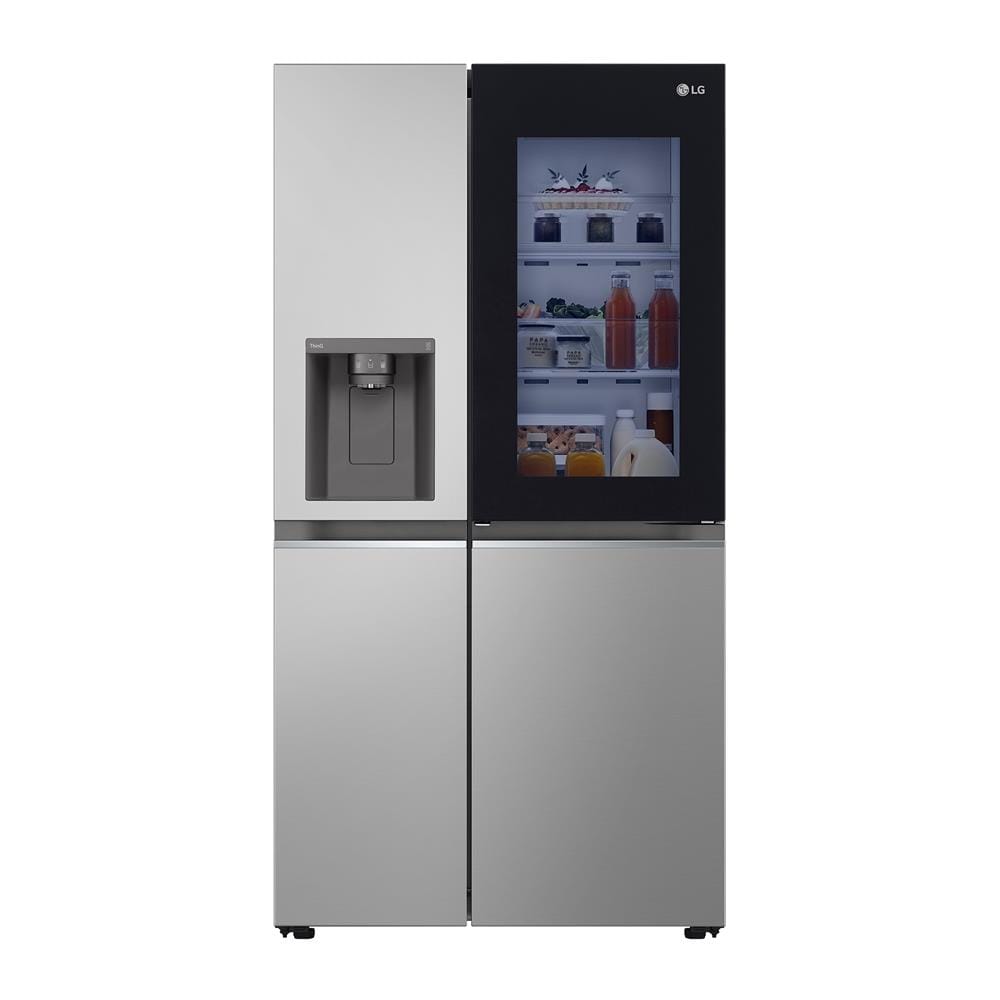 ตู้เย็น SIDE BY SIDE LG GC-X257SFZW.APYPLMT 22.4 คิว สีเงิน