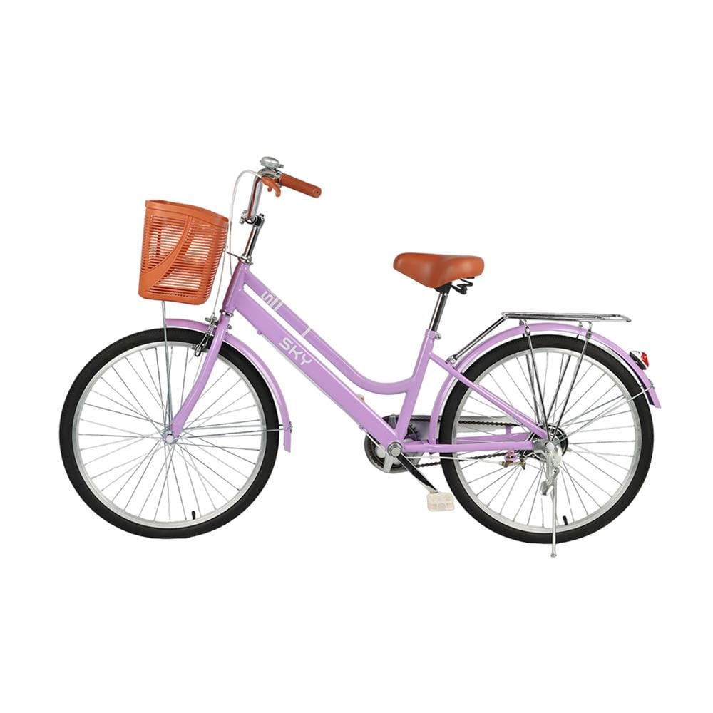 จักรยานแม่บ้าน 24 นิ้ว JOY BICYCLE SKY สีม่วง