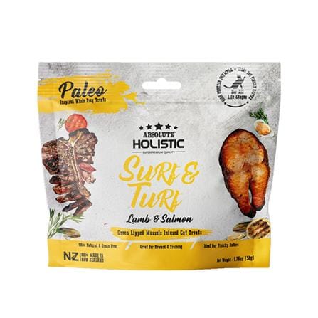 ขนมแมว ABSOLUTE HOLISTIC CAT LAMB & SALMON 50 ก._0