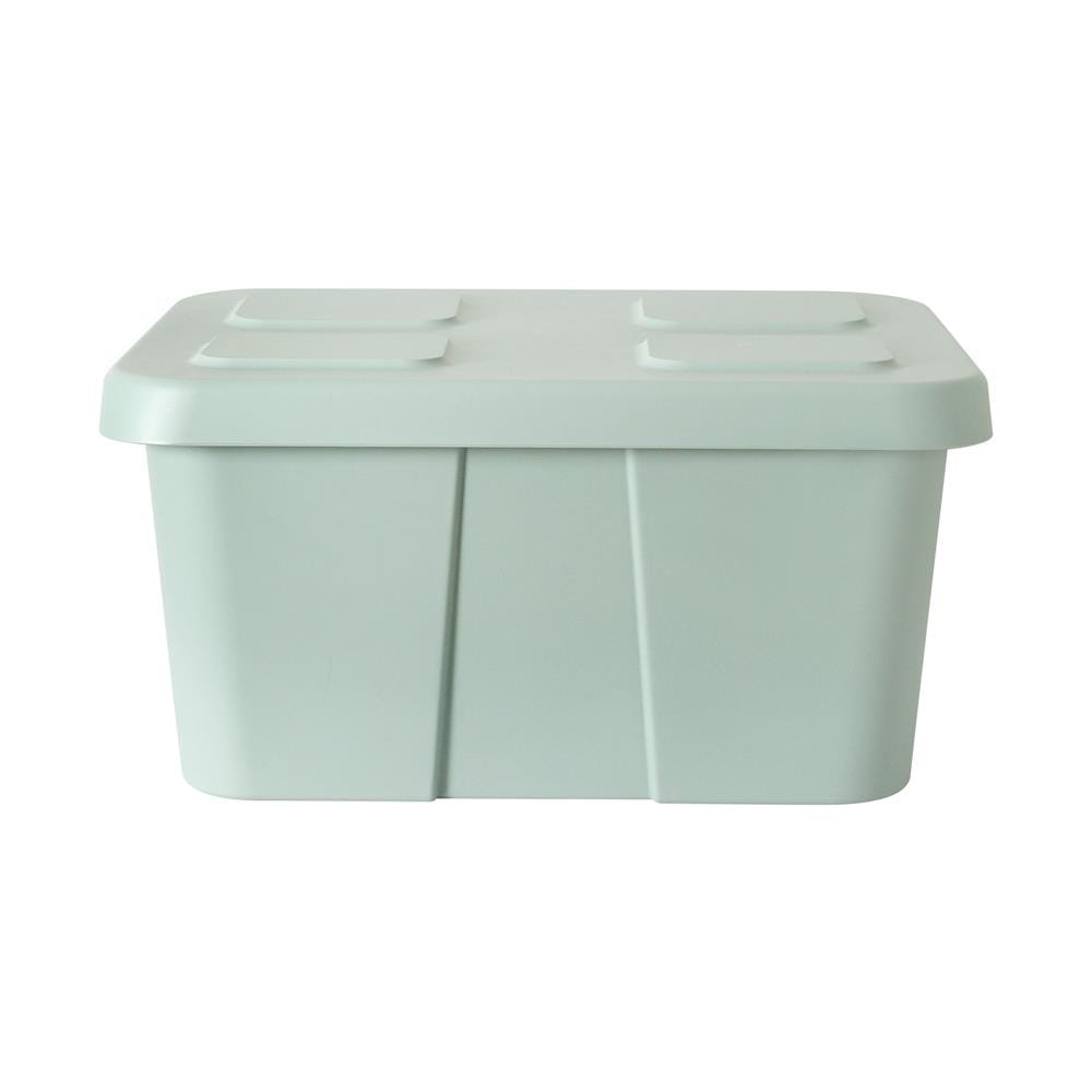 กล่องเก็บของ STACKO CIRCULAR 52 ลิตร สีเขียวอ่อน