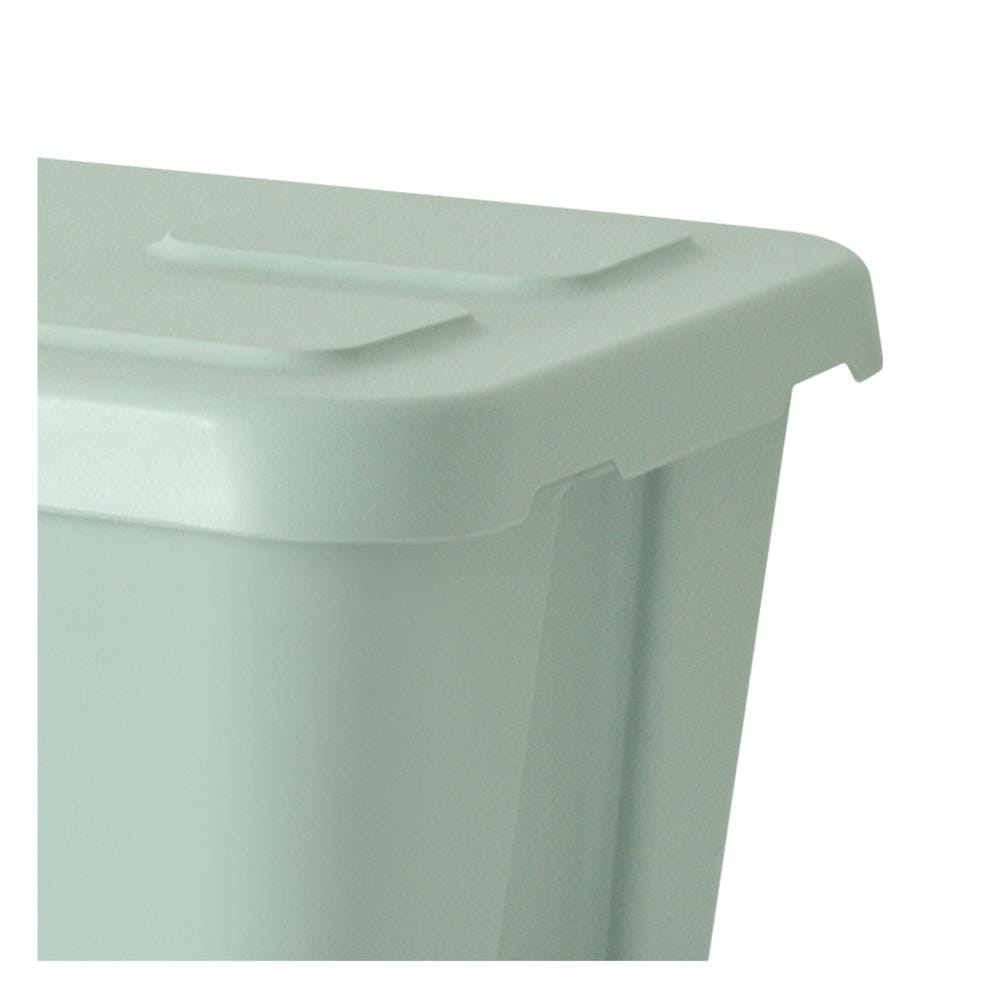กล่องเก็บของ STACKO CIRCULAR 52 ลิตร สีเขียวอ่อน