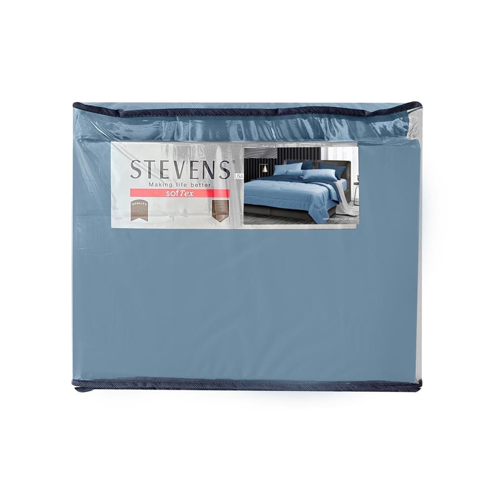 ชุดผ้าปูที่นอน 6 ฟุต 6 ชิ้น STEVENS SOFTEX ON14WB