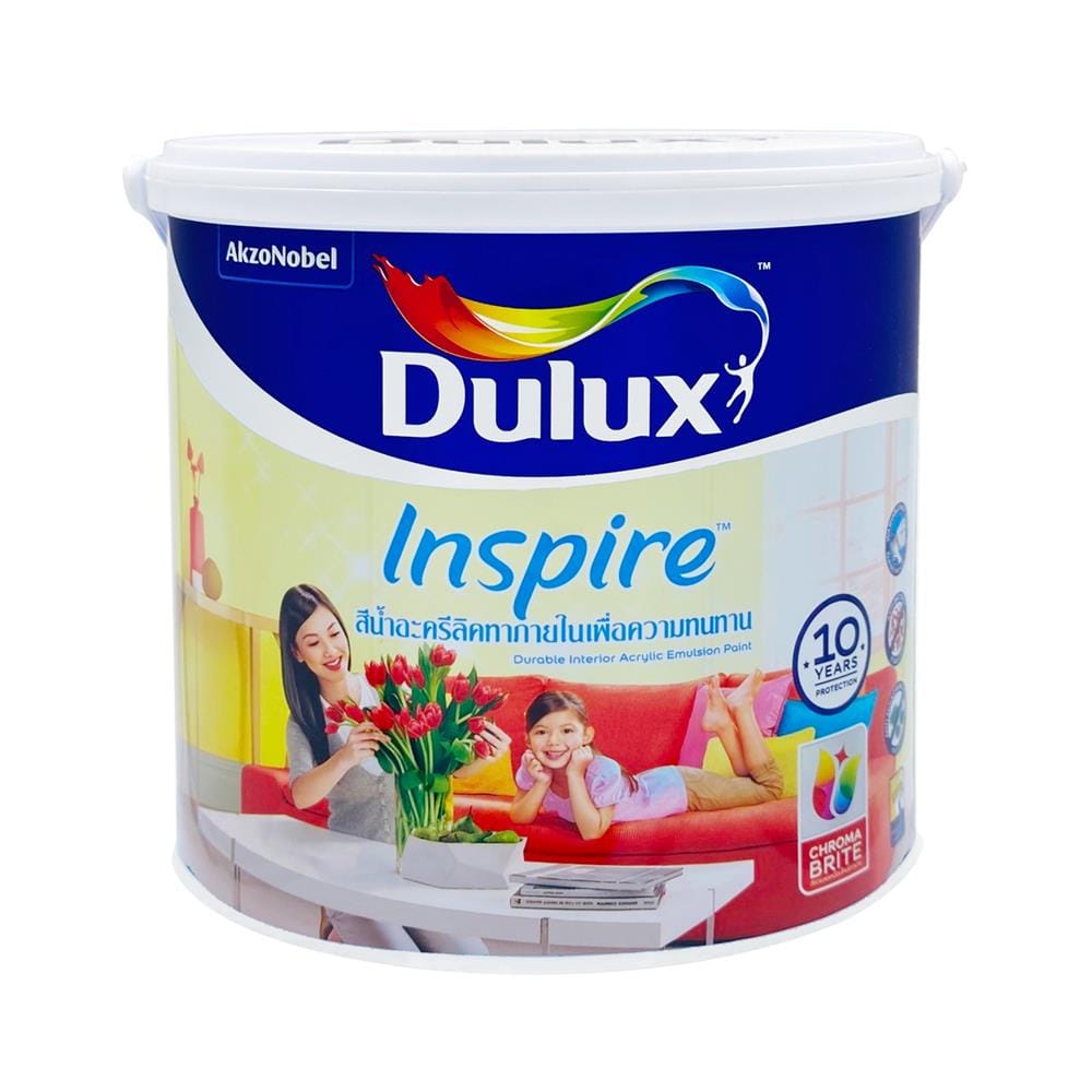 สีน้ำทาภายใน ชนิดด้าน DULUX INSPIRE BASE A 3 ลิตร
