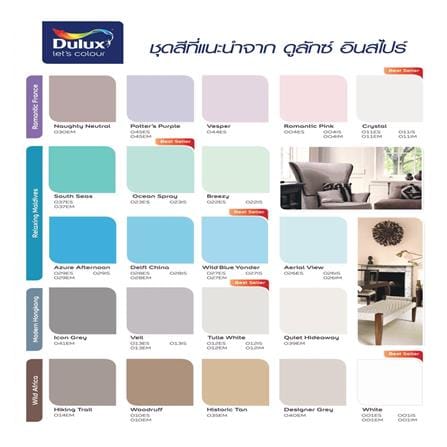 สีน้ำทาภายใน ชนิดด้าน DULUX INSPIRE BASE D 3 ลิตร_2