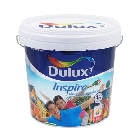 สีน้ำทาภายนอก ชนิดด้าน DULUX INSPIRE BASE C สีขาว 9 ลิตร_0