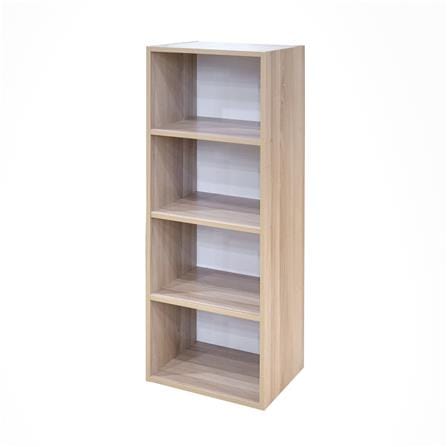 ตู้เตี้ยบานโล่ง 4 ชั้น FURDINI SAKI 40 ซม. สีไวท์โอ๊ค/ขาว