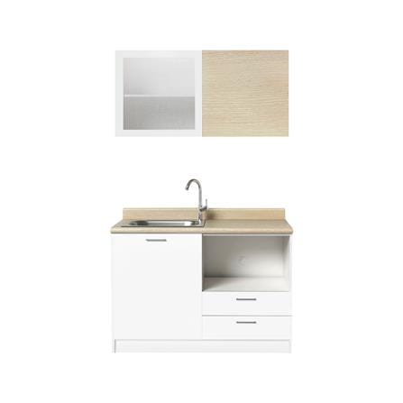 ครัวสำเร็จรูปท็อปซิงค์ CABIN RIKI 120 ซม. สีขาว_1
