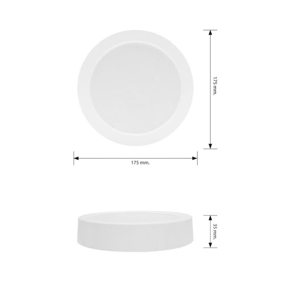 ดาวน์ไลท์ LED RACER NOVA 6.8 นิ้ว 12 วัตต์ DAYLIGHT สีขาว