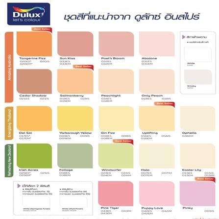 สีน้ำทาฝ้า DULUX INSPIRE 200 สี SMOKY ด้าน 1 แกลลอน_2