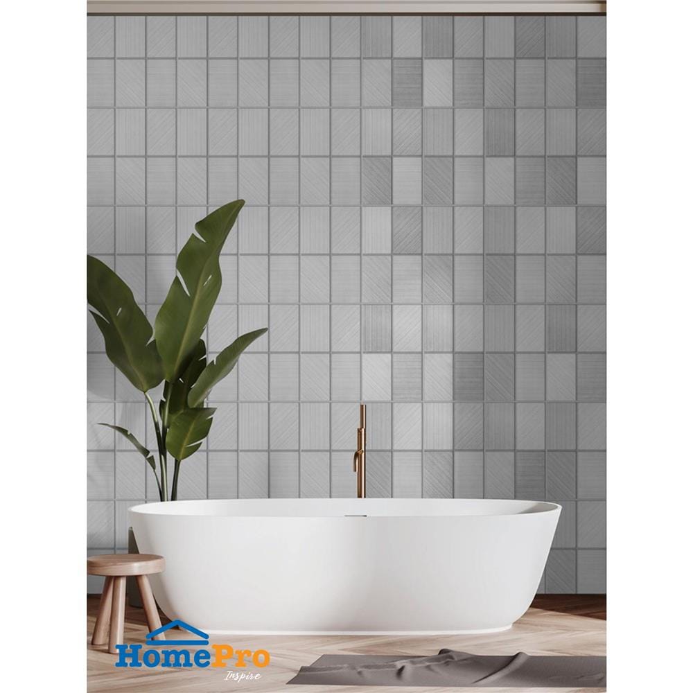 กระเบื้องผนัง 25x40 ซม. COTTO พรีโม่ เทาอ่อน ION PM 1 ตร.ม.