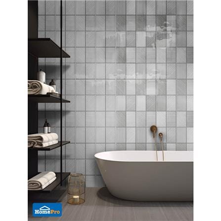กระเบื้องผนัง 25x40 ซม. COTTO พรีโม่ เทาอ่อน ION PM 1 ตร.ม._6