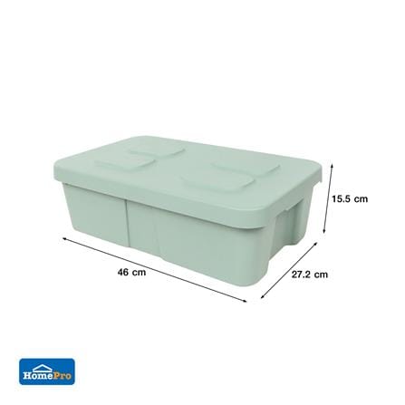 กล่องเก็บของ STACKO CIRCULAR 12 ลิตร สีเขียวอ่อน_6
